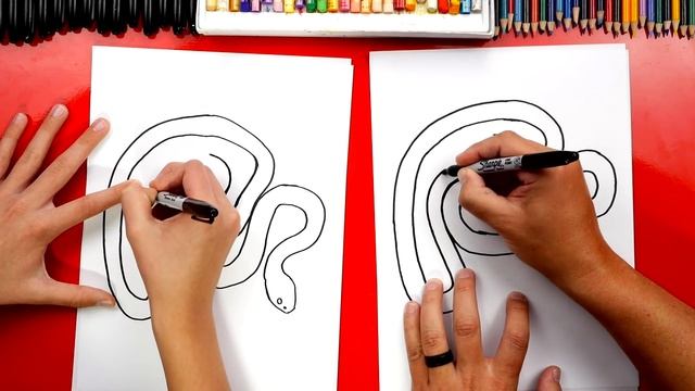 How To Draw A Coral Snake смотреть онлайн