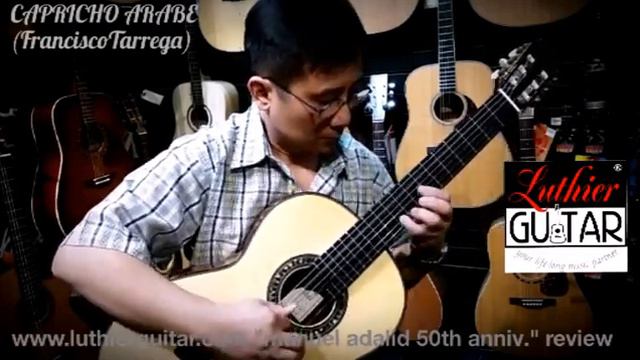 Esteve Guitars, Manuel Adalid 50th Anniversary By Luthier Guitar Centre Singapore