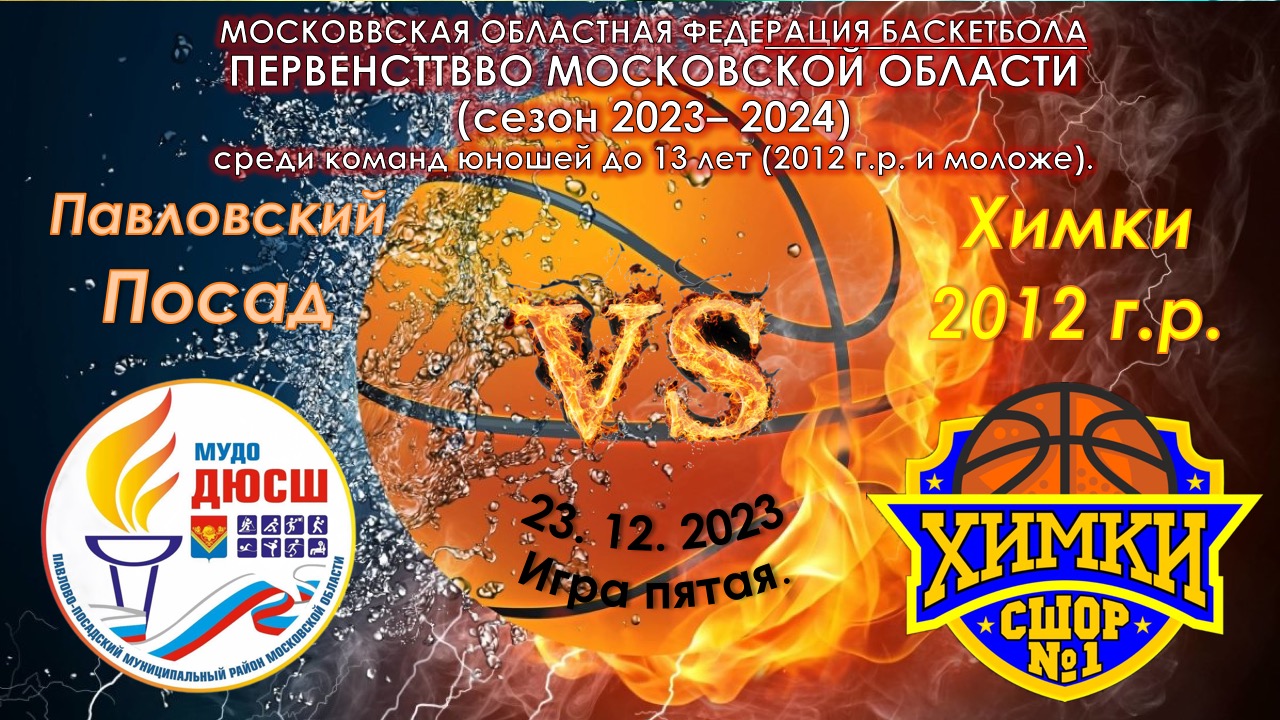 СШ Павловский Посад - СШОР №1 Химки