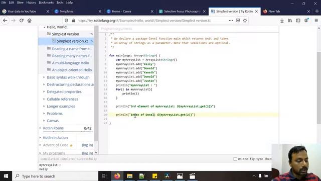 ArrayList in Kotlin - Kotlin Arraylist Tutorial - Kotlin Tutorial in Bangla смотреть онлайн