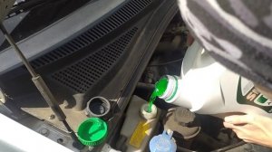Kia Picanto 2007. Куда заливать антифриз