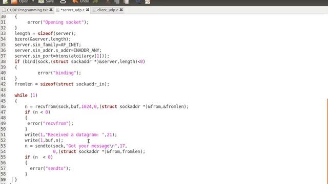 UDP Programming in C смотреть онлайн
