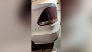 Двойной задний ход на Polo Sedan,ночь не проблема