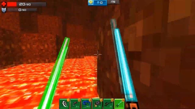 Сбегаем с карт в Pixel Gun Infinity смотреть онлайн