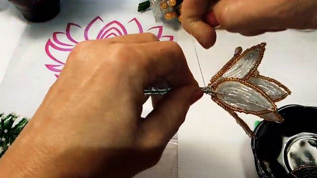 Ч 2/Ёлочки иголочки из бисера. Как сделать новогоднюю веточку.Идеи новогодних украшений и подарков смотреть онлайн