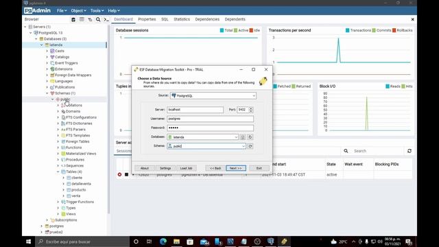 Migración de una base de datos PostgreSQL a MySQL смотреть онлайн