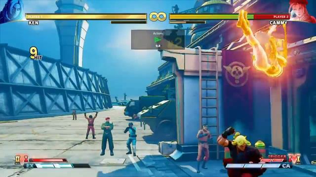 Street Fighter V Champion Edition Ken Combos смотреть онлайн