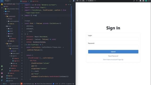 Full-Stack CMS #6 Yup Resolver - React.js/Express.js + Typescript and Chakra UI смотреть онлайн