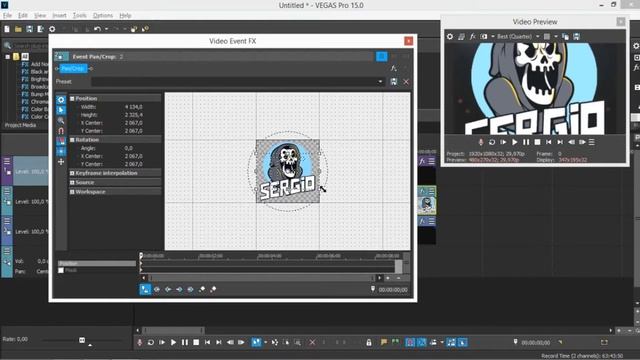 Как Сделать Крутое Интро в Vegas Pro за 2 минуты/ (Анимация логотипа) смотреть онлайн