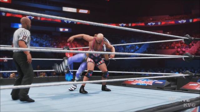 WWE 2K20 - Kurt Angle vs Rey Mysterio - Gameplay (PS4 HD) [1080p60FPS] смотреть онлайн