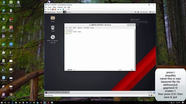 how to yum configure for RHEL7 / CentOS смотреть онлайн