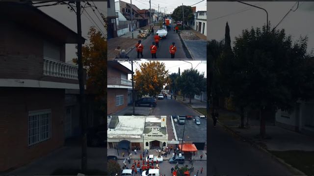 procesion en san justo para la comunidad italiana #drone #argentina #viral смотреть онлайн