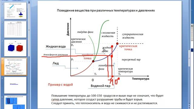 Свойства жидкостей - давление водяного столба смотреть онлайн