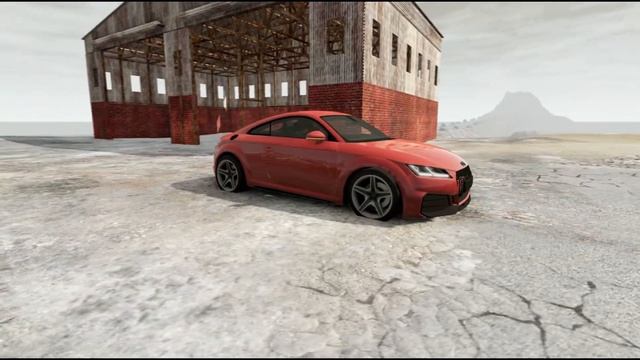 Audi Cars VS Broken Road - High Ramp #4 BeamNg Drive смотреть онлайн