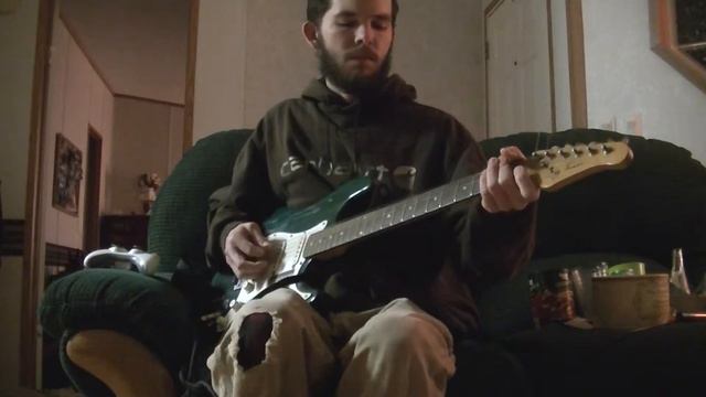 Playing the guitar - Extreme drop D tuning смотреть онлайн