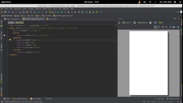 Membuat user interface android LOGIN SCREEN смотреть онлайн