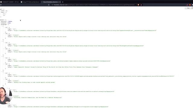 Using a URL as an API data source смотреть онлайн