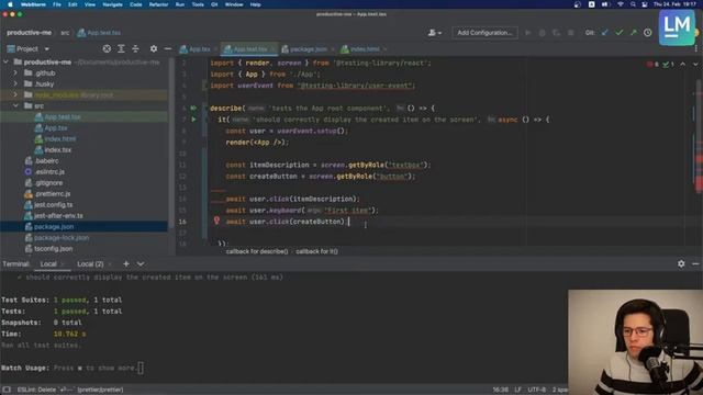React: writing our first components + intro to state management смотреть онлайн