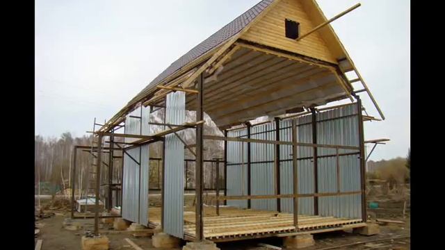 Как строят металло-каркасные дома смотреть онлайн