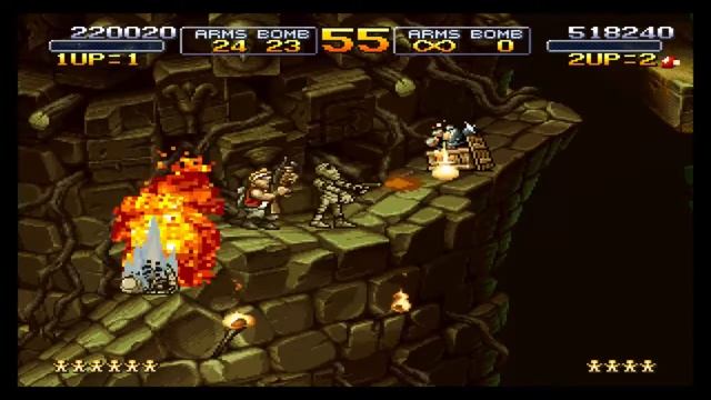 Metal Slug X (PSX) 2 Players - Part 1 смотреть онлайн