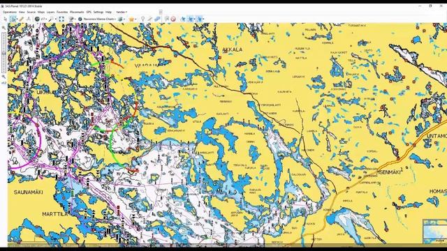 Бесплатные карты глубин для эхолотов и телефонов. Рыбалка в Финляндии.