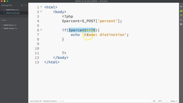php programming: nested if through php language смотреть онлайн