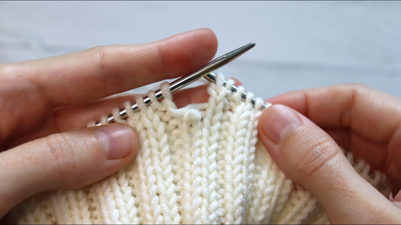 Как поднять лицевую петлю, которая распустилась смотреть онлайн