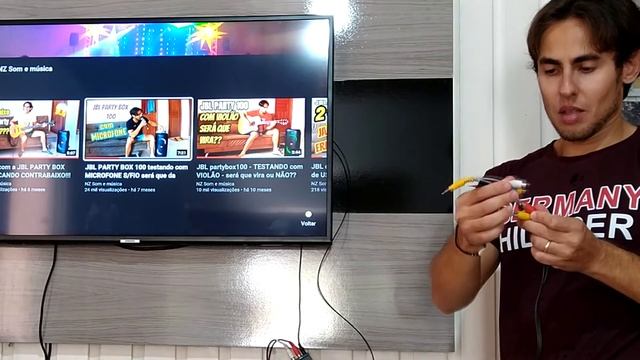 Dica - JBL PARTY BOX recebendo som da TV - COMO FAZER? Serve para qualquer caixa ou Home. смотреть онлайн