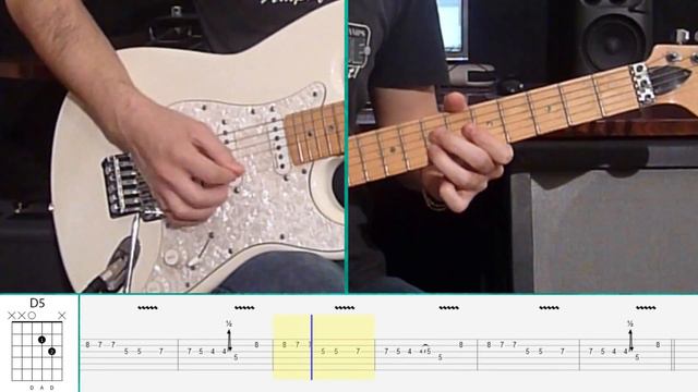 Metallica - The Unforgiven (Guitar Tutorial) смотреть онлайн