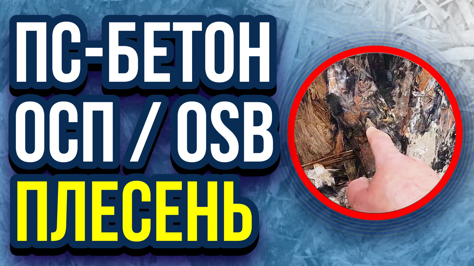 Полистиролбетон, опалубка из ОСП / OSB и плесень смотреть онлайн