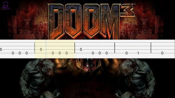 Doom 3 Theme [Bass Tabs Tutorial]