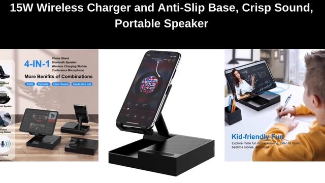 Phone Stand / Bluetooth Speaker - From Amazon - Links to items in Description #tiktokmademebuyit смотреть онлайн