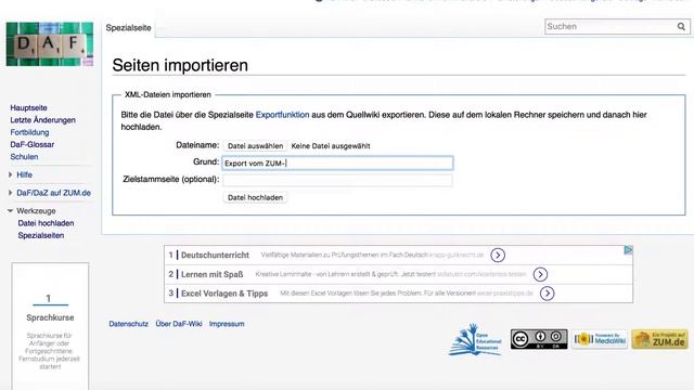 MediaWiki - Seite exportieren und importieren ausführlich смотреть онлайн