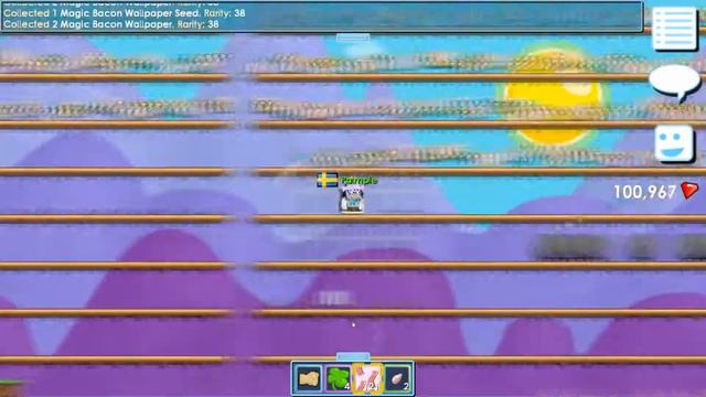 Growtopia HARVESTING 730 Magic Bacon Wallpaper Trees With Lucky CLOVER. Piglet?!