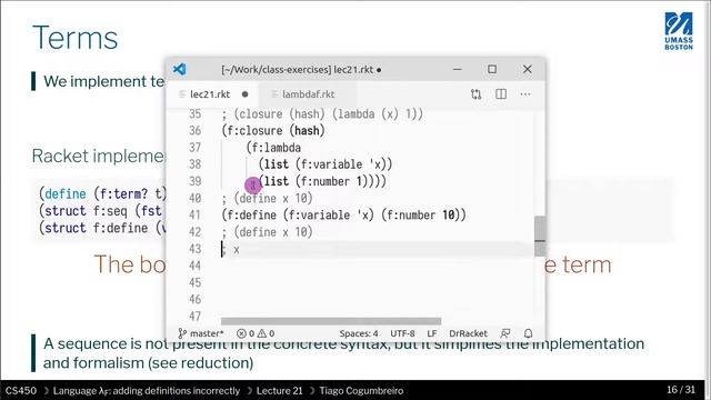CS450 21 2 lambda f syntax смотреть онлайн