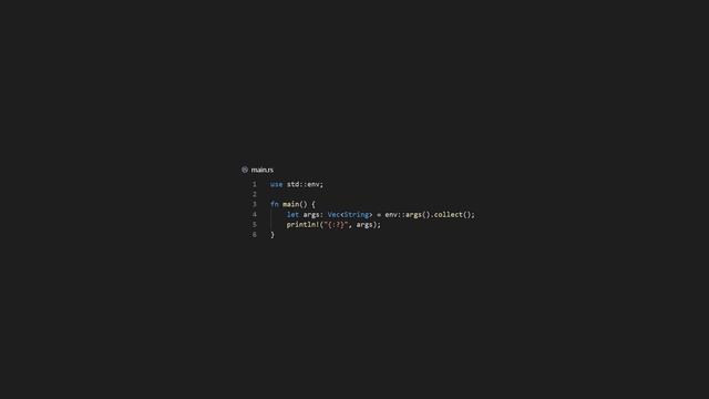 28. Аргументы командной строки - Rust язык программирования ? смотреть онлайн