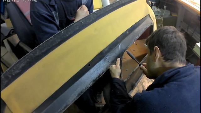 Перетяжка салона Газель ДУЭТ Часть 2: Накладка задней стенки смотреть онлайн