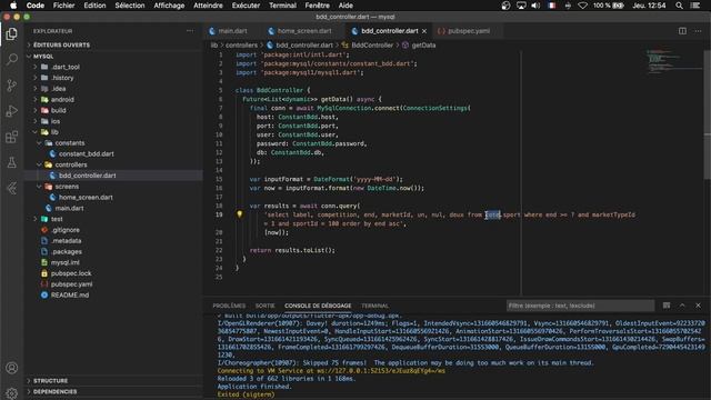 Flutter MySQL смотреть онлайн