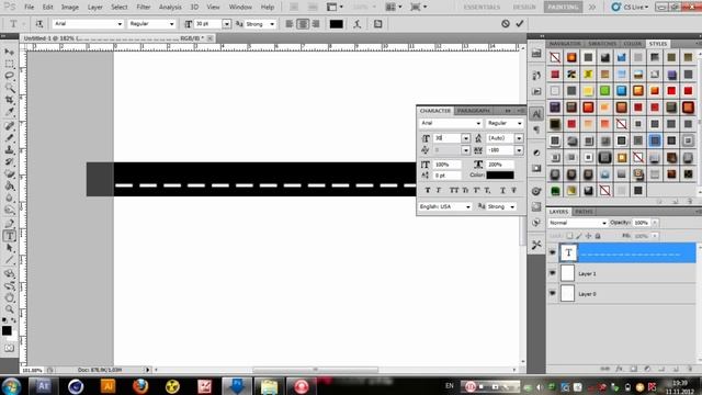 Как сделать пунктир в фотошопе смотреть онлайн