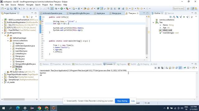 All Basic JAVA topics in ONE video -This,Object ,Constructor,Class смотреть онлайн
