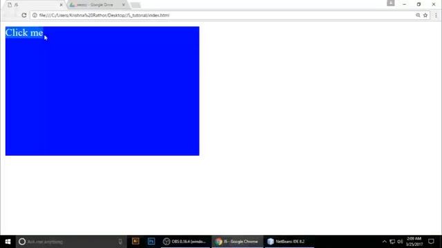 Javascript Tutorial | Onclick Change Backgound Color | Onclick Event Listener смотреть онлайн