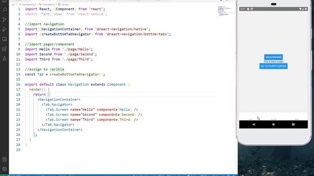 Bottom Tab Navigator in react navigation смотреть онлайн