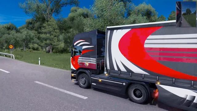ETS 2 1.25 [open beta] Scania Streamline Trelleborg - Helsingborg смотреть онлайн