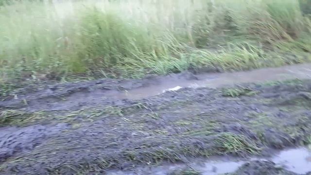 Лужа оказалось непроходимой для Паджеро 3. Оффроад в Амурке. смотреть онлайн