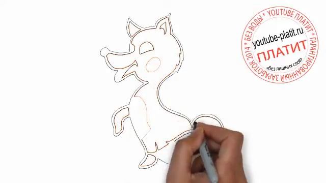 Как карандашом поэтапно нарисовать красивую лисичку смотреть онлайн