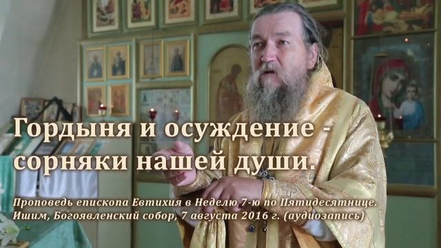 Гордыня и осуждение - сорняки нашей души смотреть онлайн