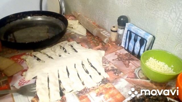 Пирог с начинкой - Ёлочка. смотреть онлайн