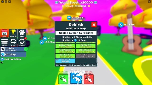 НОВАЯ MUSIC СЕКРЕТКА В ОБНОВЛЕНИИ CLICKER SIMULATOR В РОБЛОКС! ROBLOX смотреть онлайн