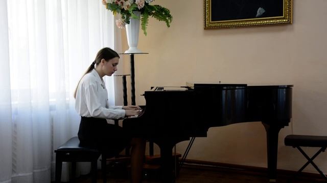 Выпускной Экзамен 2021г ДШИ им. П.И.Чайковского | Медведева Василина 8 класс, фортепиано смотреть онлайн