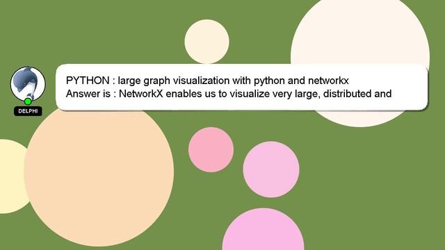 PYTHON : large graph visualization with python and networkx смотреть онлайн
